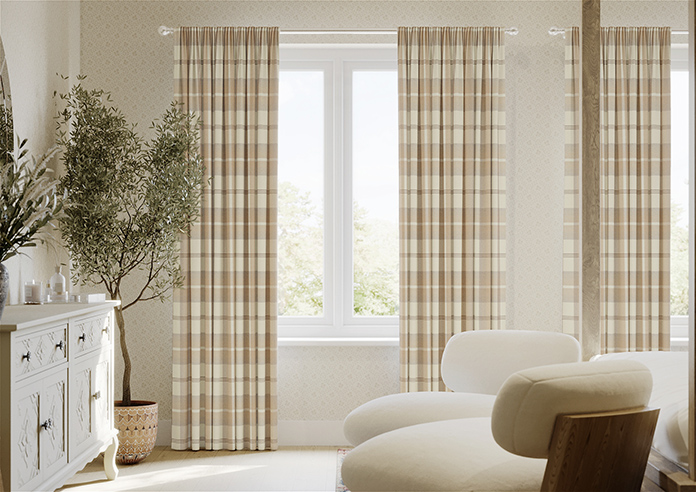 Highland, Natural - Made to Measure Curtains - Image 3